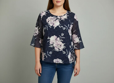 bluzki hiszpanki plus size allegro: Жіноча блуза, розмір 2XL