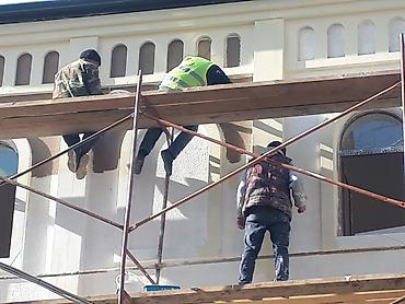 Fasad işləri: Fasad işləri – dekorativ suvaq və poliuretan/penoplast profilərin — 8