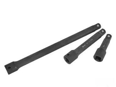 Setovi alata: Set produžetaka udarnih 9 komada 1/4", 3/8", 1/2" CrV GEKO (Poljska) — 5