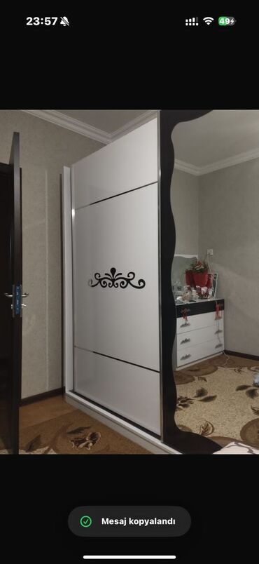 dolab şkaf: İşlənmiş, Kupe, 2 qapılı Düz dolab, Dolab-asılqan