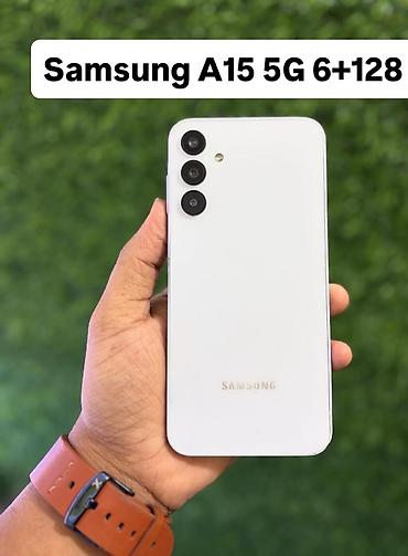 canon 6: Samsung Galaxy A15, 128 GB, rəng - Ağ — 2