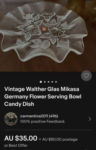 Činije: Cinija pun rad Walther nemacka 70,80te god. Cinija za grickalice,voce na lalafo.rs — 4 Činije: Cinija pun rad Walther nemacka 70,80te god. Cinija za grickalice,voce — 4