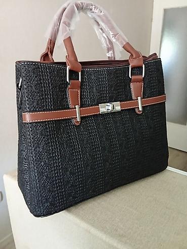 koton torbe: Nova prelepa crno braon tašna dužine 30 cm i visine 23 cm. 3 velike — 3