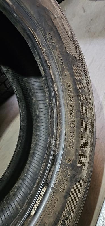 225 2f60 2f18: Шины 225 / 55 / R 18, Зима, Б/у, Комплект, Легковые, Япония, Bridgestone — 4