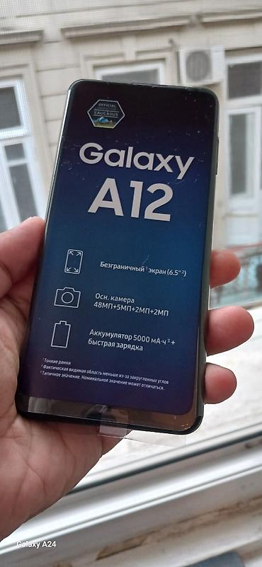 apple iphone 12: Samsung Galaxy A12, 64 GB, rəng - Qara, Zəmanət — 2