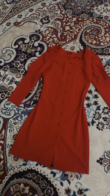 эффектное красное платье: Кече көйнөгү, Кыска модель, Жеңдери менен, M (EU 38)