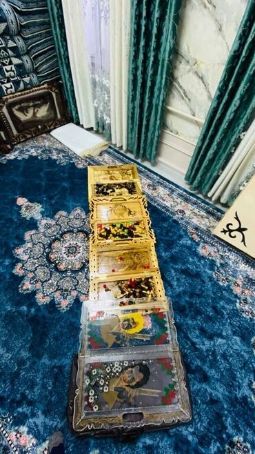 восточный кастюм: Набор восточных расписных подносов/лотков для угощений и хранения