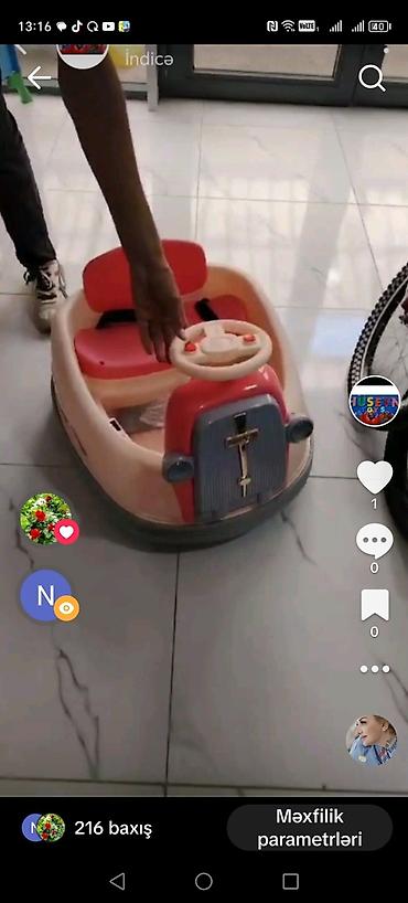 pedallı go kart: Hem pult hemde pedal ile işleyir bayirda ve evde surmek mumkundu — 1