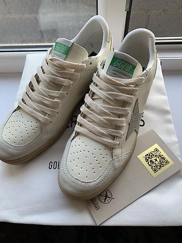 кеды оптом: Мужские кроссовки, 39, 40, 41, Golden Goose, Новый, цвет - Белый, Самовывоз, Бесплатная доставка, Платная доставка — 1
