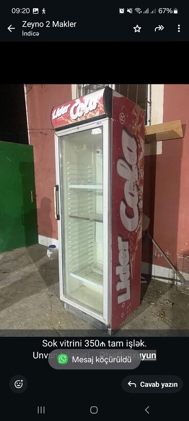 soyuduc: Sok vitrini 350₼ tam işlək.
Unvan biləcəri

N988 zeyno♥️
