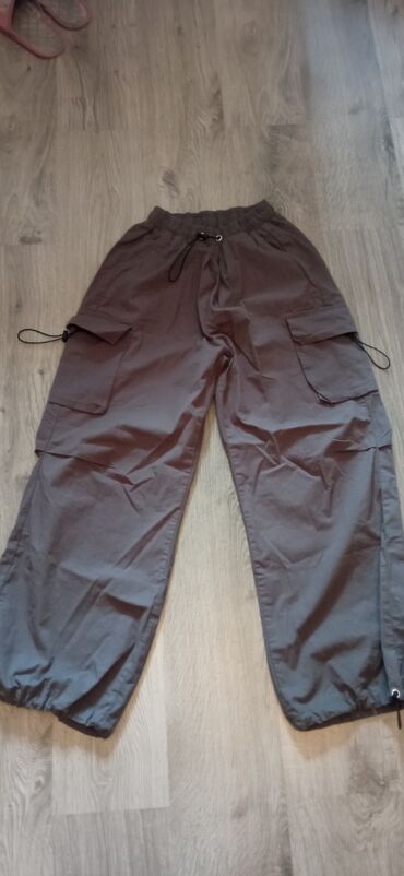 женские карго брюки: Брюки L (EU 40), цвет - Серый