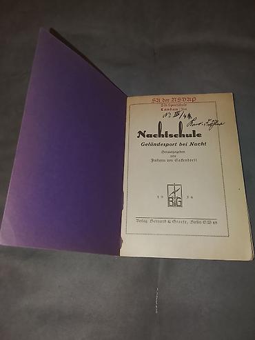 Другие книги и журналы: 1934-cü il Orijinal NSDAP / SA Hərbi İdman Məktəbinin Gecə Kəşfiyyatı — 3