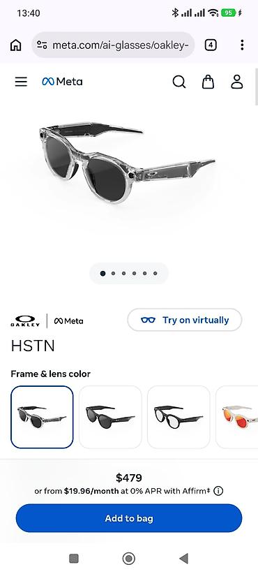 ocki: Gün eynəyi, Ray-Ban, Yeni — 2