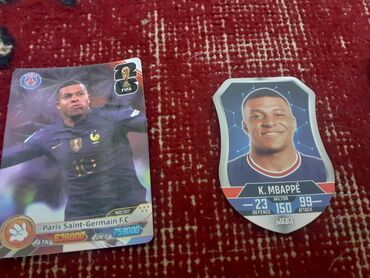 Kolleksiya kartları: Futbol kolleksiya kartları dəsti - Müxtəlif dizaynlarda, rəngli və — 19