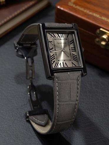 Aksesuarlar: Kartier üslubunda kvadrat formalı klassik qol saatı Rolex, Rolex saat — 1