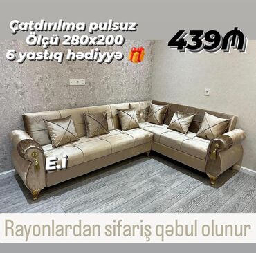 divan 2ci əl: Künc divan, Yeni, Açılmayan, Bazasız, Parça, Şəhərdaxili pulsuz çatdırılma