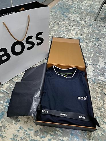 Футболкалар: Футболка BOSS (Hugo Boss) в подарочной упаковке. - Модель: базовая — 1