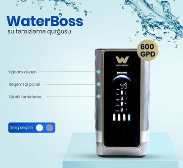 ocean su filteri: 💦" WATERBOSS " sürətli və müasir su filtri. ▶️Yeni texnologiya ilə