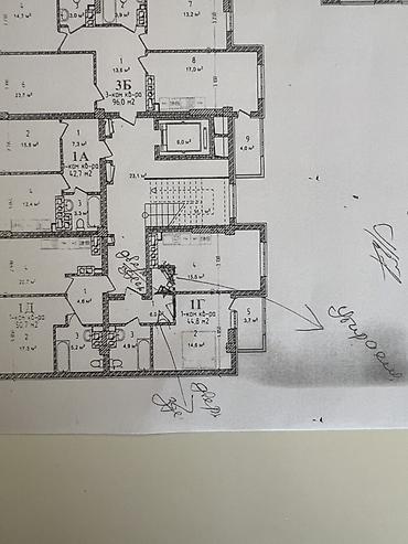 Продажа квартир: 1 комната, 45 м², Элитка, 3 этаж, ПСО (под самоотделку) — 2