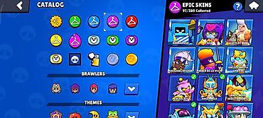 Другие игры и приставки: 102K Brawl Stars oyun hesabı - Kupa: 102,730 - Hesab ili : 2020 - — 4