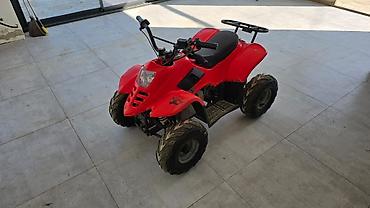 Kvadrosikllar: Uşaq/yeniyetmə üçün ATV (kvadrosikl) - Rəng: qırmızı, kompakt korpus — 1