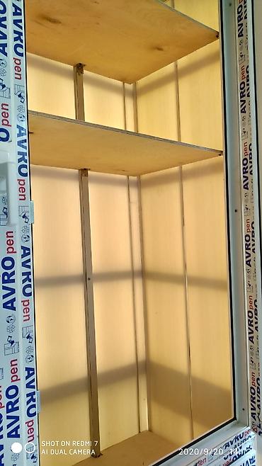plastik dolap balkon: Plastik şkaflar və polkalari kombi qutuları yığılması və — 6