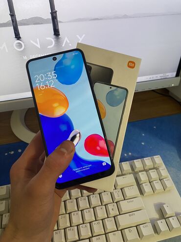 Redmi: Redmi, Redmi Note 11, Б/у, 128 ГБ, цвет - Серый, 2 SIM