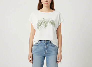 barcelona biale koszulki: Cotton Club, Women`s T-shirt, size L