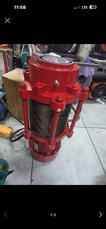 Строительное оборудование: Электрическая лебедка ALEМ KCD750/1500 - Тип: Electric Winch, модель — 3