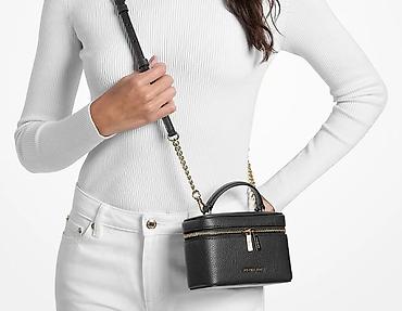 fendi cantalar: Michael Kors mini kamerali çanta - Model: Michael Kors kamera/vanity — 3
