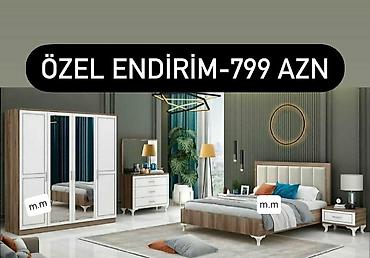 woodpecker mebel: İkinəfərlik çarpayı, 2 tumba, Azərbaycan, Yeni — 2