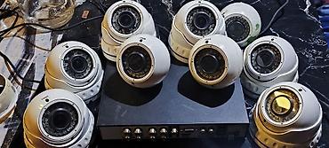 8 ədəd dome tipli təhlükəsizlik kamerası + DVR qeydiyyatçı lalafo.az -da 8 ədəd dome tipli təhlükəsizlik kamerası + DVR qeydiyyatçı