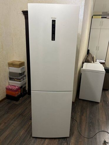 холодильники маленький: Муздаткыч Haier, Колдонулган, Эки камералуу, De frost (тамчы), 60 * 190 * 60