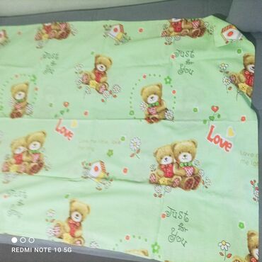 Bed sheets: For babies, color - Green