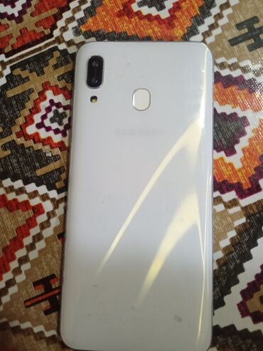 samsung m32 qiymeti: Samsung Galaxy A30, 32 GB, rəng - Ağ, Barmaq izi