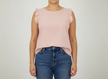 włoskie bluzki lniane: Women's blouse, size 3XL