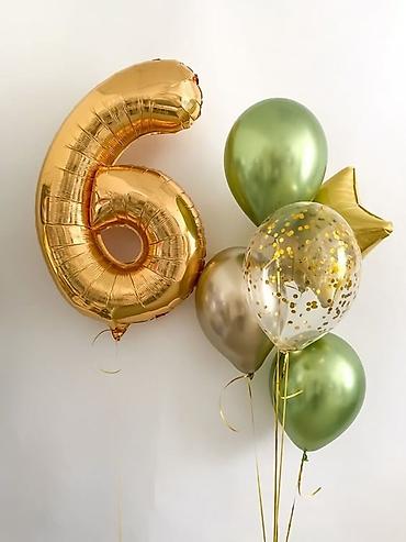 Воздушные шары и принадлежности: Наборы воздушных шаров для встречи из роддома и детских праздников. - — 9