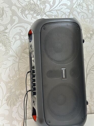 Mikrofonlar: İşlənmiş Audio Pro Kolonka, Növ - Bluetooth, rəng - Qara