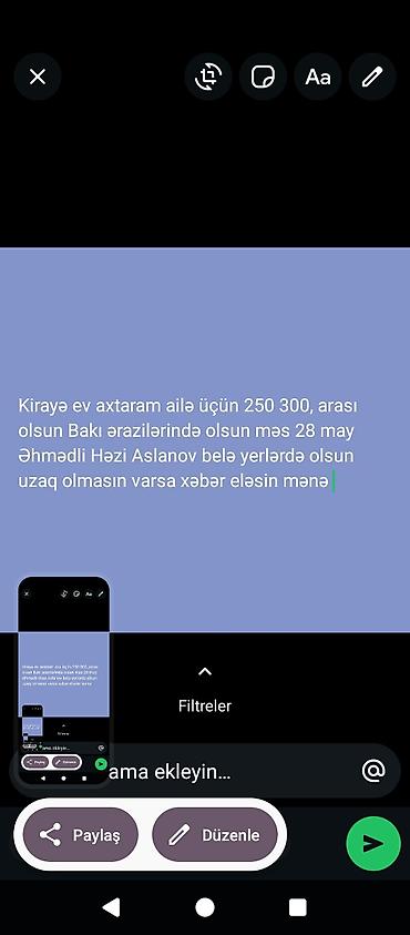 masazirda ev: Ailə üçün kirayə ev axtarılır. ailə üçün - Büdcə: 250–300 - Şəhər — 2