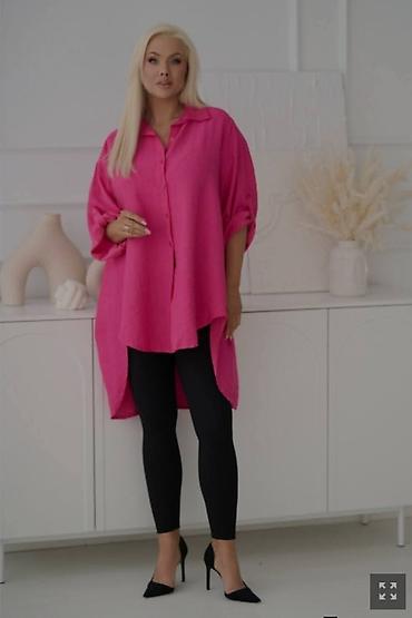 prada baletanke: Prelep model kosulje napred je kraca nazad duza 🩷🤎🖤 Dostupna u 3 boje — 1