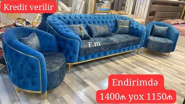 Divanlar: Yeni, Divan, 2 kreslo, Bazasız, Açılmayan