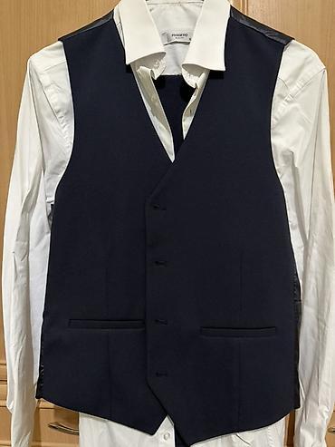 Костюмдар: Мужской классический костюм-тройка Slim Fit - Комплектация: пиджак — 6