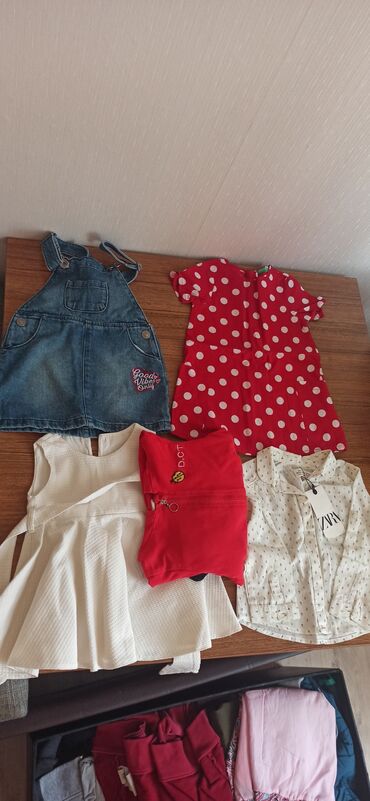 qiz usaq kravatlari: Kid's Dress Zara Kids, rəng - Ağ