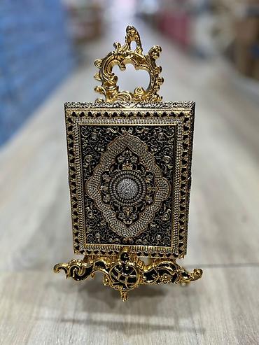 malyar isi: Məhsul: Dekorativ Quran qabı və dayağı (ornamentli) kiçik ölçü 80 AZN — 8