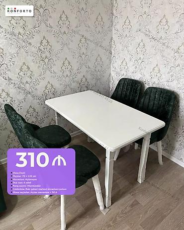 Məhsul: Masa dəsti - Qiymət: 310 ₼ (şəkildə göstərilib) - Tərkibi: 1