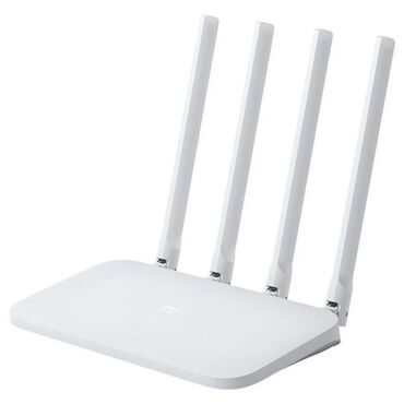 вайфай ротур: Белый Wi-Fi роутер Xiaomi 4C с четырьмя внешними антеннами