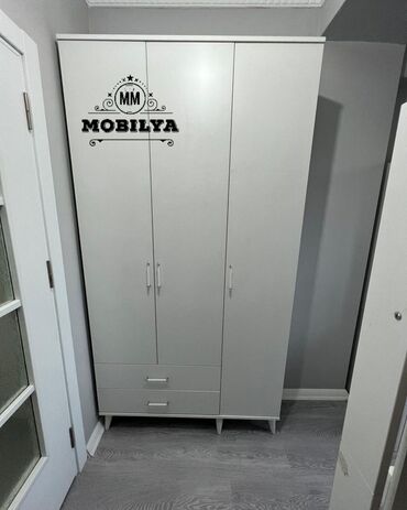 шкаф из дсп: Гардеробный шкаф, Новый, 3 двери, Распашной, Прямой шкаф, Азербайджан