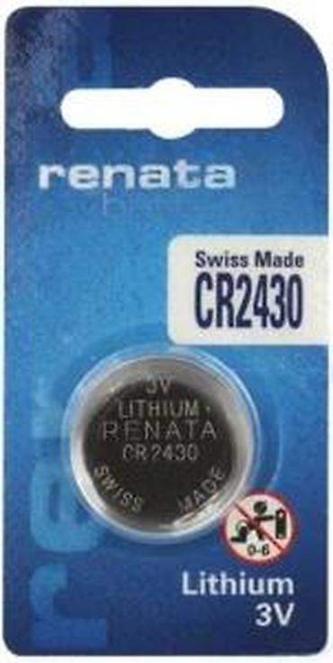 Baterije: Renata CR2430 – litijumska dugmasta baterija 3V - Tip: CR2430 — 14