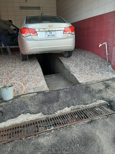 Restoran, kafelər: Obyekt: Çay evi və avtoyuma kompleksi - Yol kənarında, gecə — 11