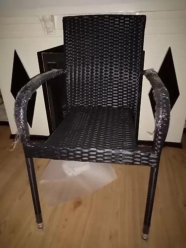 Setovi stolova i stolica: METALNA BASTENSKA STOLICA NOVA METAL-ALUMINIJUM ZA TERASU | Cene — 11